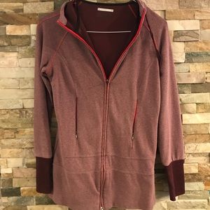 columbia hoodie zip up burgundy jacket ✨
